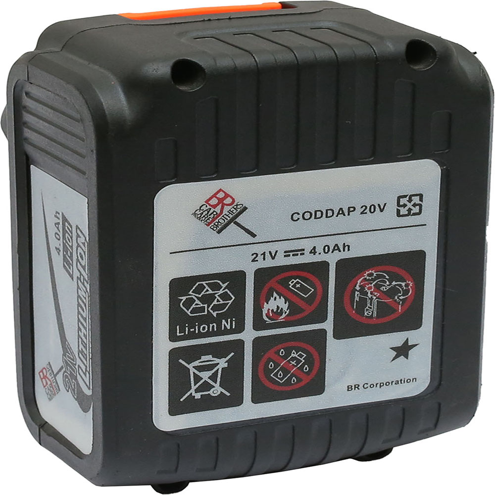 BROTHERS BIG BATTERY POLISHER Dual Action Cordless Polisher With 3 Battery 21V 5 Inch 15mm Throw صاروخ تلميع بالبطارية برازرز (دول اكشن) 5 بوصة مع 3 بطاريات 21 فولت BR-BIG BATTERY POLISHER