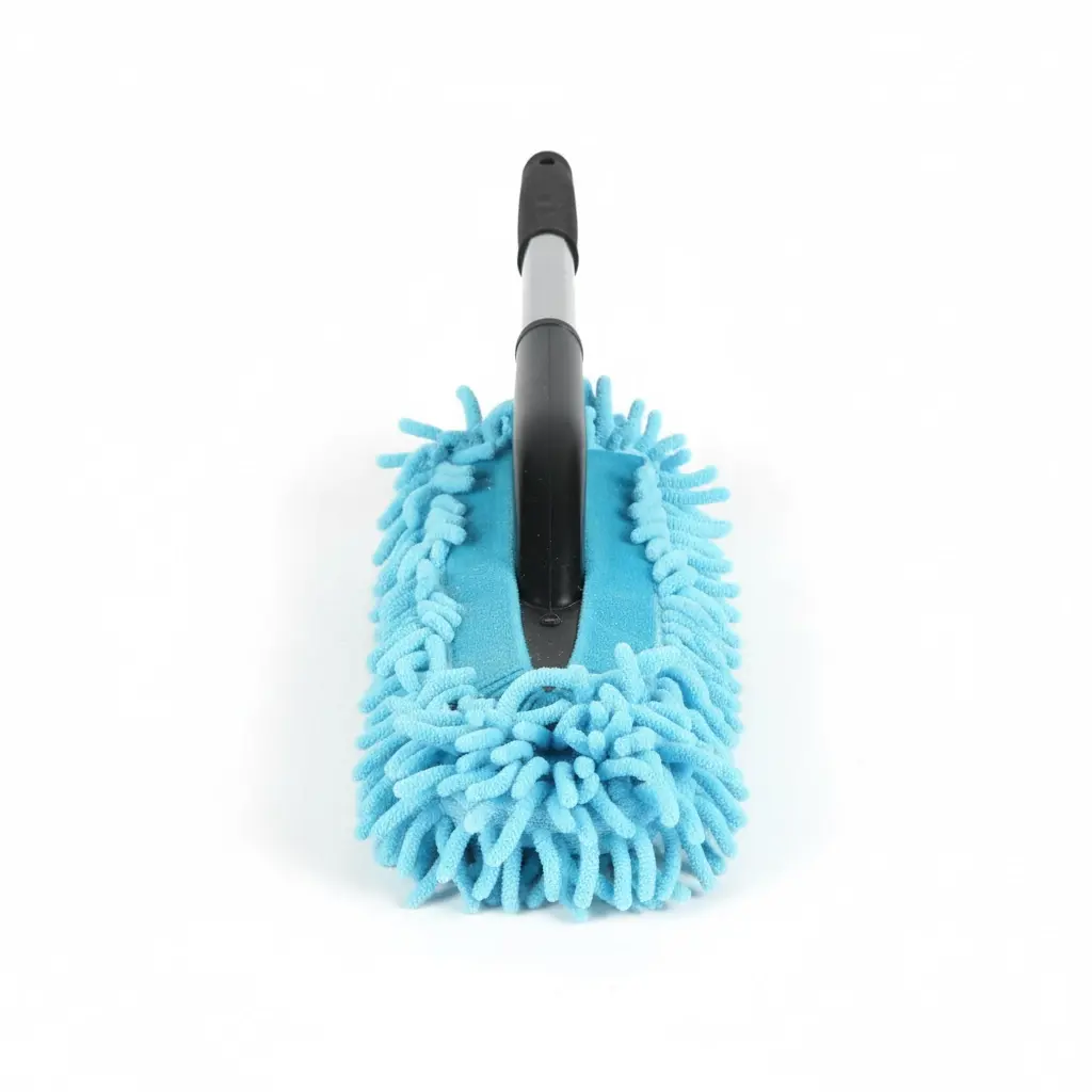 BROTHERS Microfiber Car Wash Brushes With Adjustable Long Handle For External Cleaning سفنجة برازرز + ذراع للتنظيف الخارجي لسطح السيارة BR/CAR WASH BRUSH
