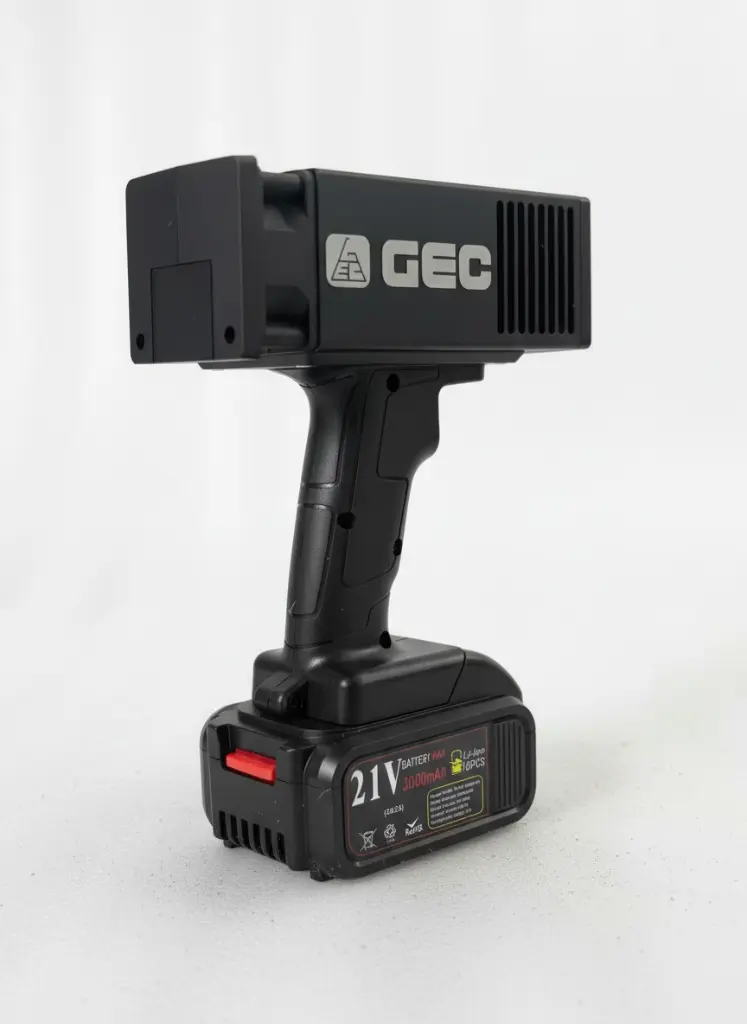 GEC 21V Cordless UV Leak Detector Lamp - Automotive A/C Freon Inspection Light كشاف لاسلكي لكشف تسريب فريون السيارات بالأشعة فوق البنفسجية ماركة جي اي سي - 21 فولت