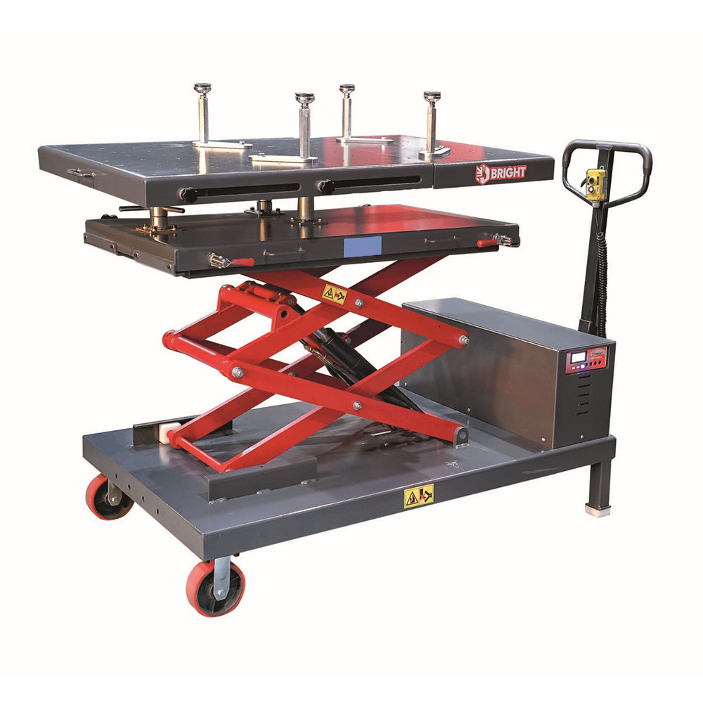 BRIGHT 1.2 Ton Electric Car Batterys Scissor Lift MU 1200