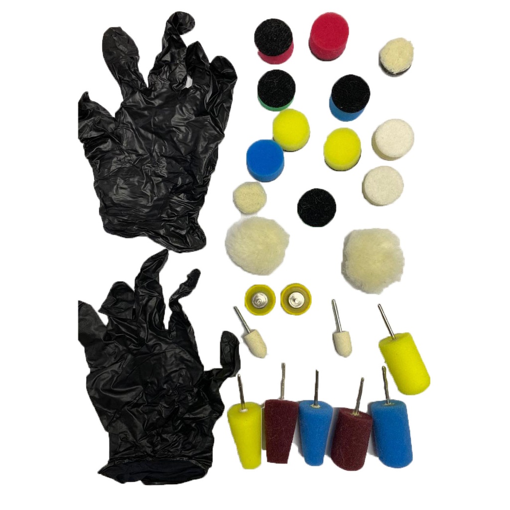 Brothers 1" Buffer Sponge Set – 26 PCS All Grit Levels