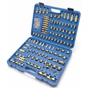 GEC 128Pcs Universal A/C Flush & Leak Test Adapter Kit