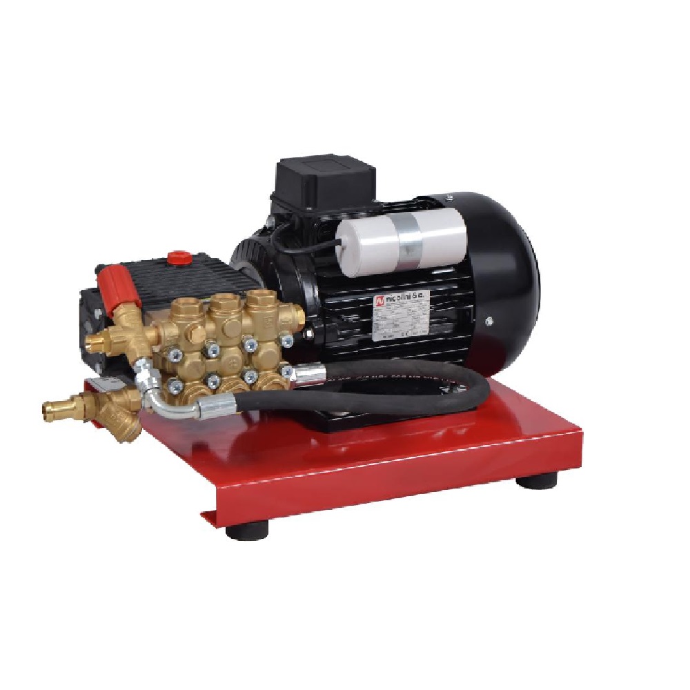 مجموعة غسيل ثابتة انتربامب ايطالي 3 حصان 130بار 220 فولت لون اسود INTERPUMP/ G.JET 10/130