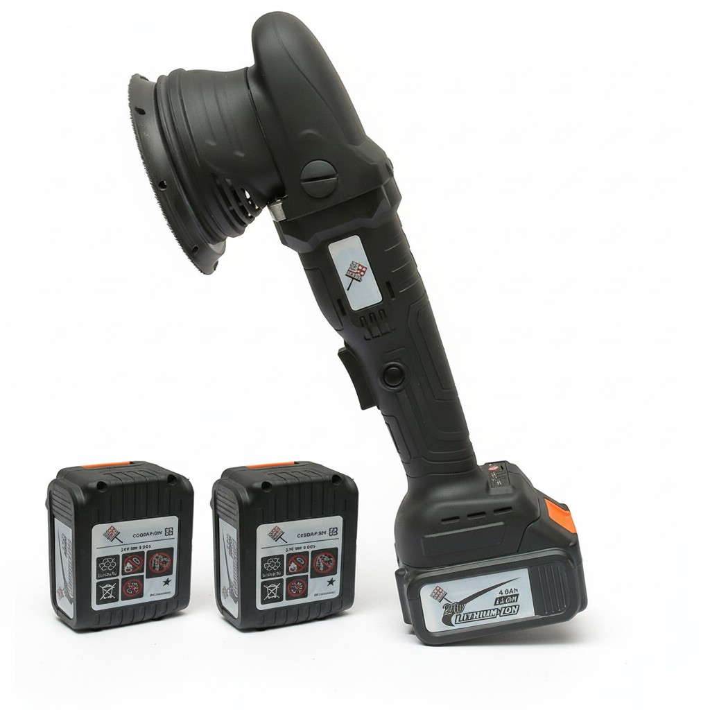 BROTHERS BIG BATTERY POLISHER Dual Action Cordless Polisher With 3 Battery 21V 5 Inch 15mm Throw