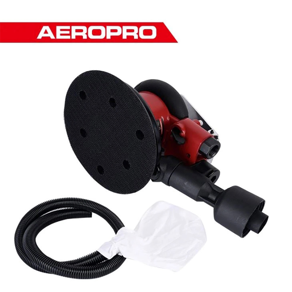 AEROPRO 7335 Air Orbital Sander With Vacuum Function 5 Inch 12000Rpm