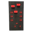 BROTHERS Empty Wall-Mounted Detailing & Workshop Tools Board With 15 Pcs Hook Kit 90*45cm