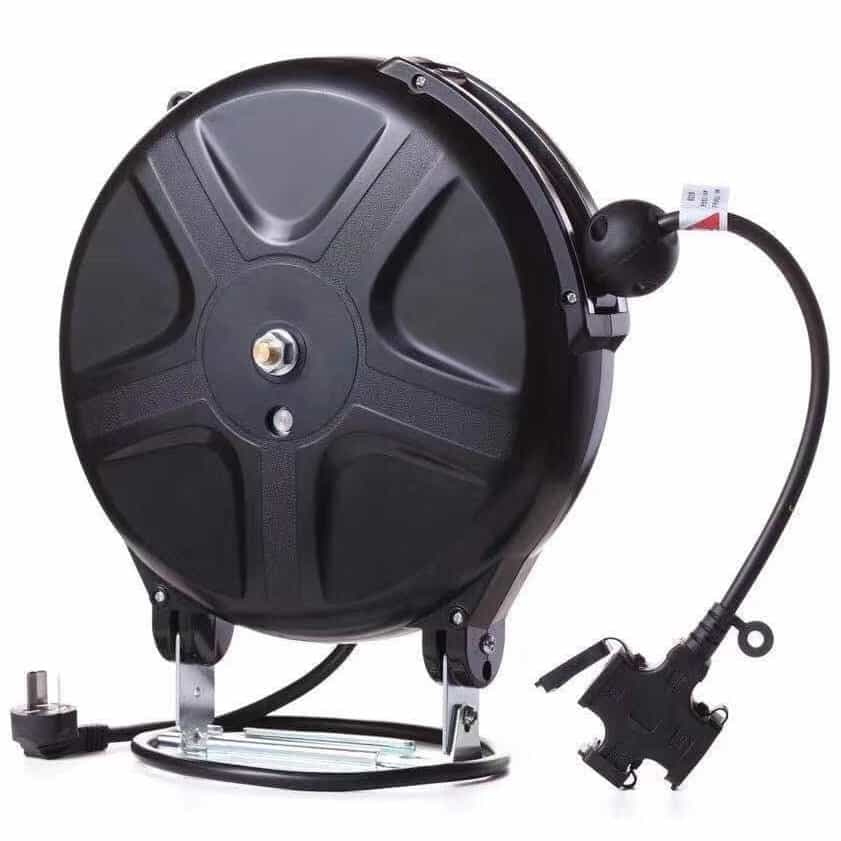 BROTHERS Retractable Cable Reel 10M With Plugs (Heavy Duty)