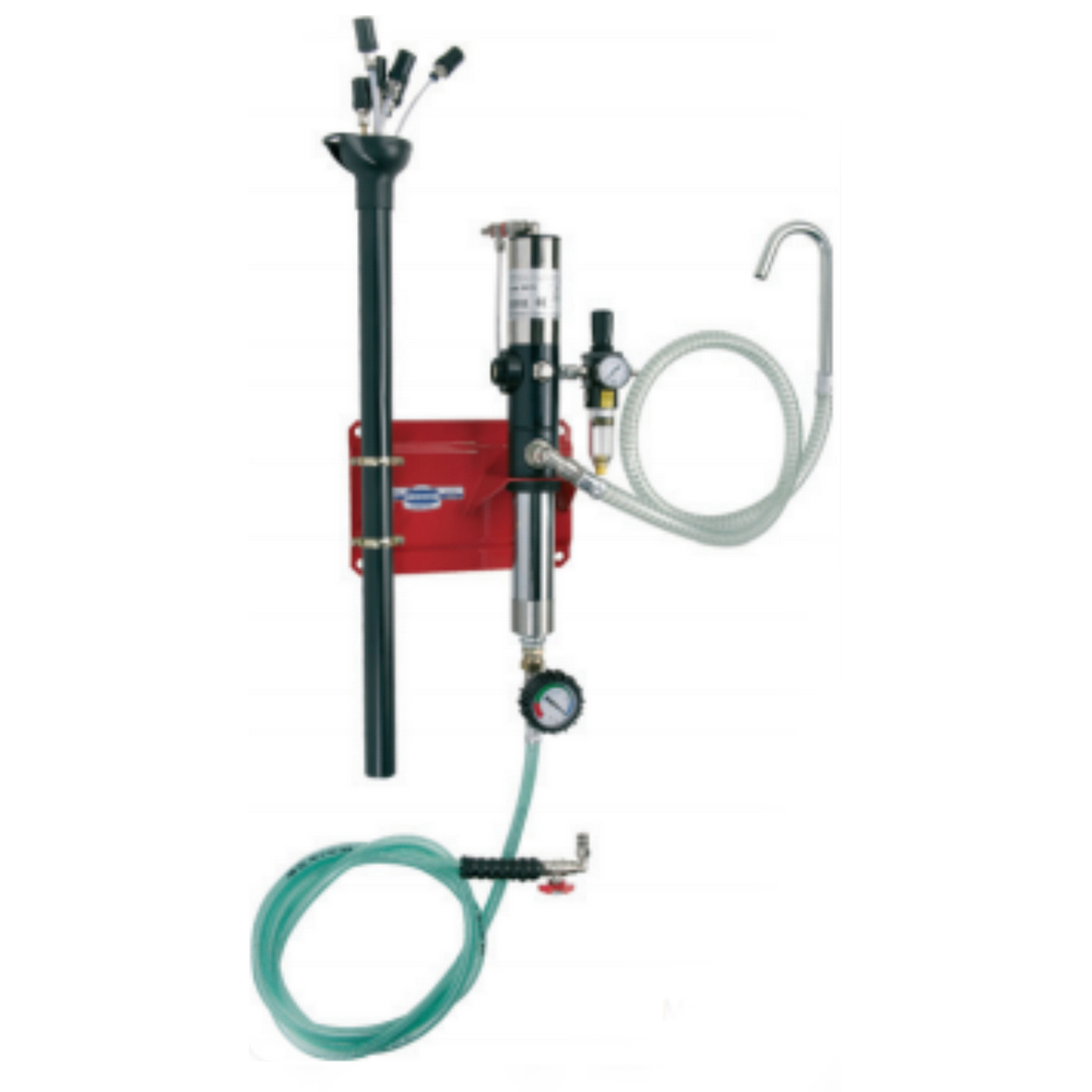 FLEXBIMEC 3099 Pneumatic Oil Piston Pump & Kit of Suction Probes in Different Diameters