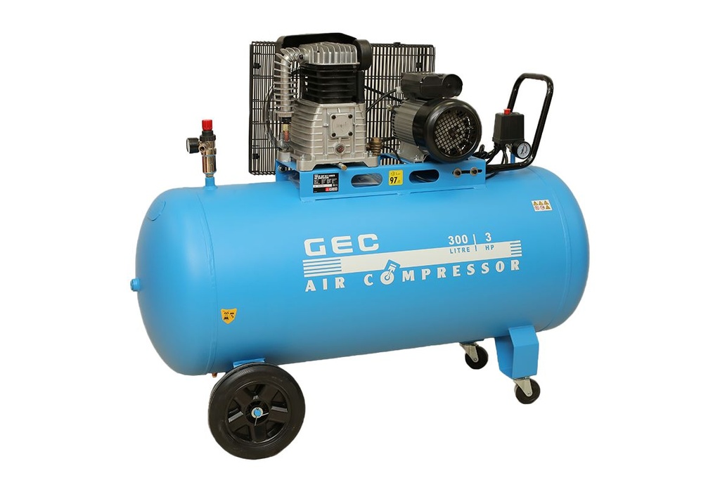 كمبروسر هواء سير 300 لتر 3 حصان موديل 300LTR-2070J ماركة جي اي سي - 10 بار 220 فولت