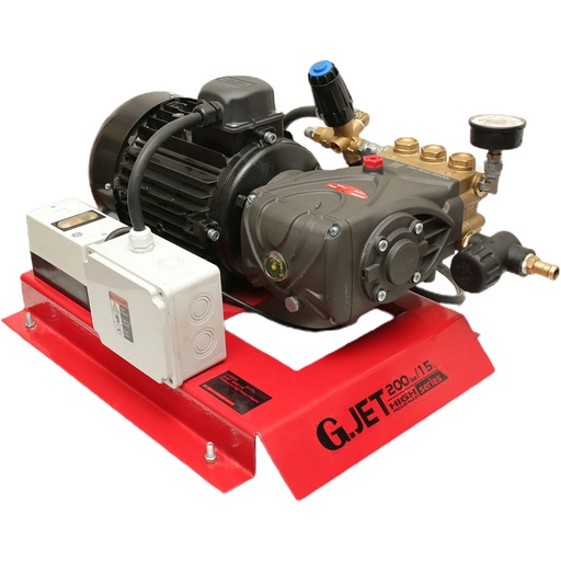 [102113] INTERPUMP G.JET GEN-2 15/200 High Pressure Washer DTS With Motor Circuit Breaker 200Bar 7.5HP 15L/min 380V