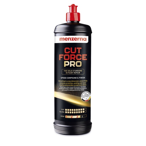 [130211114] MENZERNA Cut Force Pro - 1L The Gold Standard Polish for Maximum Scratch Removal and Mirror-Like Gloss