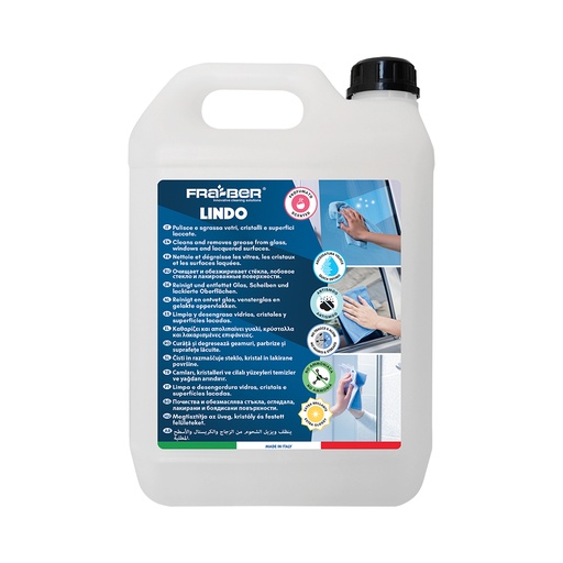 [13024101] FRA-BER LINDO 4.54L Multipurpose Detergent For Glass & Windows