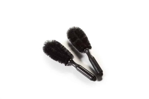 [130420] فرشة برازرز بيد اسود مبطط لتنظيف الموتور و الجنوط BR/ROUND HEAD HUB BRUSH