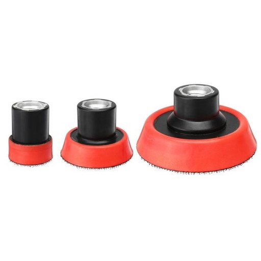 [130414] BROTHERS 3 Size For Rotary Polisher Backing Plate Set 3-2-1 Inch