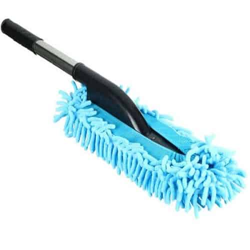[13041] BROTHERS Microfiber Car Wash Brushes With Adjustable Long Handle For External Clean