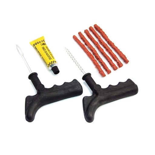 [15068] GEC Tubeless Tire Repair Kit 2 Rubber Handle + 5 PCS Strips