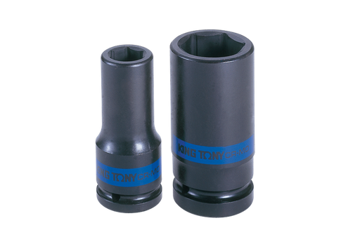 [170229] KING TONY 643527M 3/4" DR. 6 Point Metric Deep Impact Socket 27mm