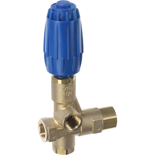 [70111] MV VRT100 Brass Unloader Valve By-pass 350Bar 100L/Min (1/2 Inch)
