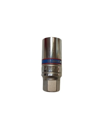 [17028] KING TONY 363521 3/8" DR. 6 Point Rubber Spark Plug Socket 13/16 Inch 20.8mm