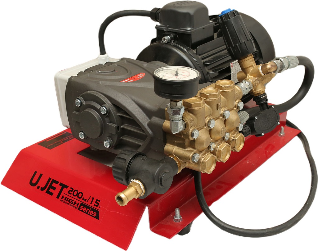 GEC G.JET GEN-2 15/200 High Pressure Washer DTS With Motor Circuit Breaker 200Bar 7.5HP 15L/min 380V