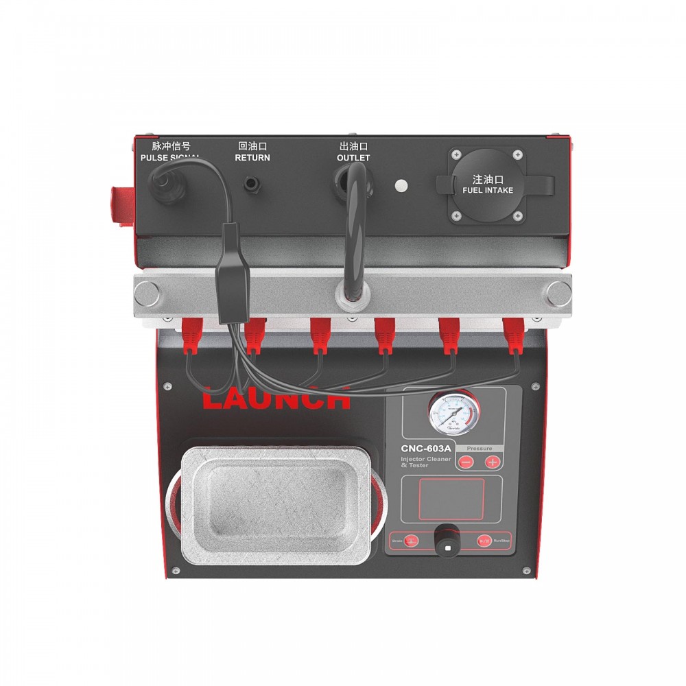 LAUNCH CNC603A Ultrasonic Fuel Injector Cleaner Cleaning Machine 4/6 Cylinder Fuel Injector Tester 220V/110V