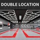 BROTHERS ZT1028 15PCs Hexagons Lighting System For Car Detailing & Washing Workshop / نظام اضاءة سقف سداسي (Hexagon) 15 خلية لمراكز الديتيلنج ماركة براذرز - موديل ZT1028