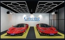 BROTHERS ZT6028 14PCs Hexagons Lighting System For Car Detailing & Washing Workshop / نظام اضاءة سقف سداسي (Hexagon) 14 خلية (اطار مستطيل) ماركة براذرز - موديل ZT6028