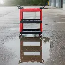 BROTHERS 3-Tier Tools Cart Trolley - Detailing Trolley (GEN1) ترولي كاركير برازارز متحرك (جيل أول) 3 رف BR/TOOL VEHICLE G1