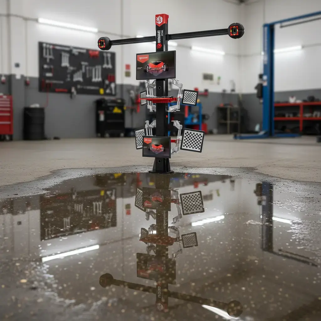 BRIGHT 3D Wheel Alignment Machine A730E جهاز ضبط زوايا ثلاثي الابعاد برايت BRIGHT/A730E