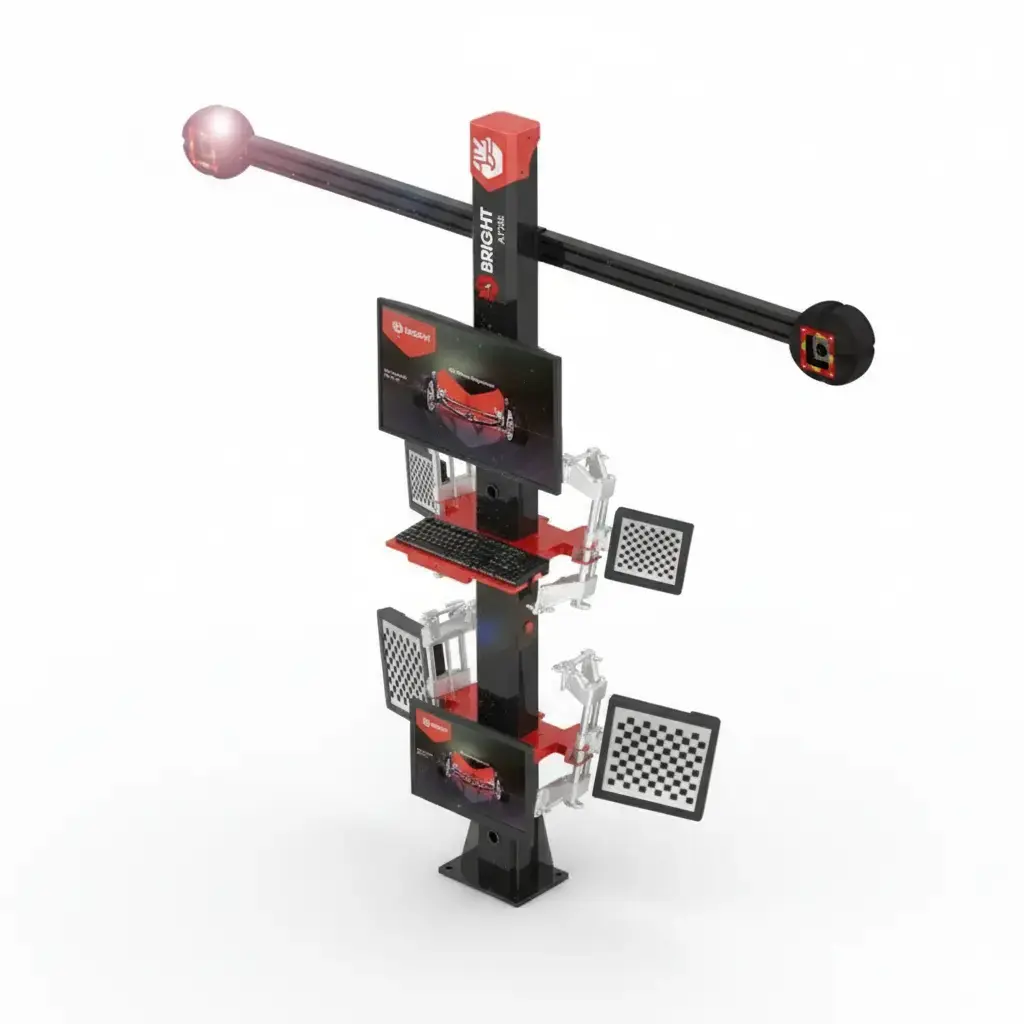BRIGHT 3D Wheel Alignment Machine A730E جهاز ضبط زوايا ثلاثي الابعاد برايت BRIGHT/A730E