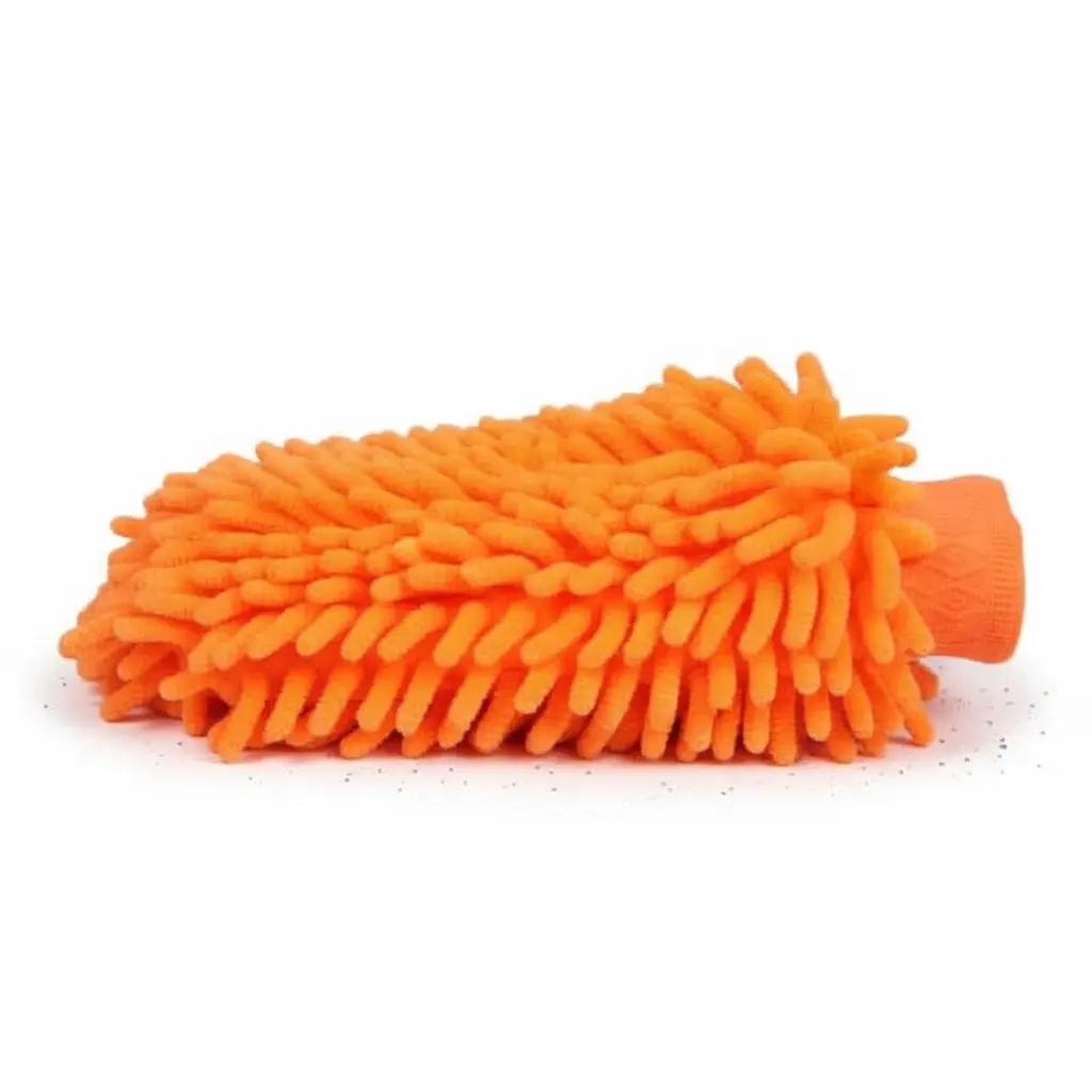 BROTHERS Double Sided Microfiber Cleaning Gloves سفنجة برازرز علي شكل جوانتي لتنظيف الخارجي لسطح السيارة BR/CAR WASH GLOVES