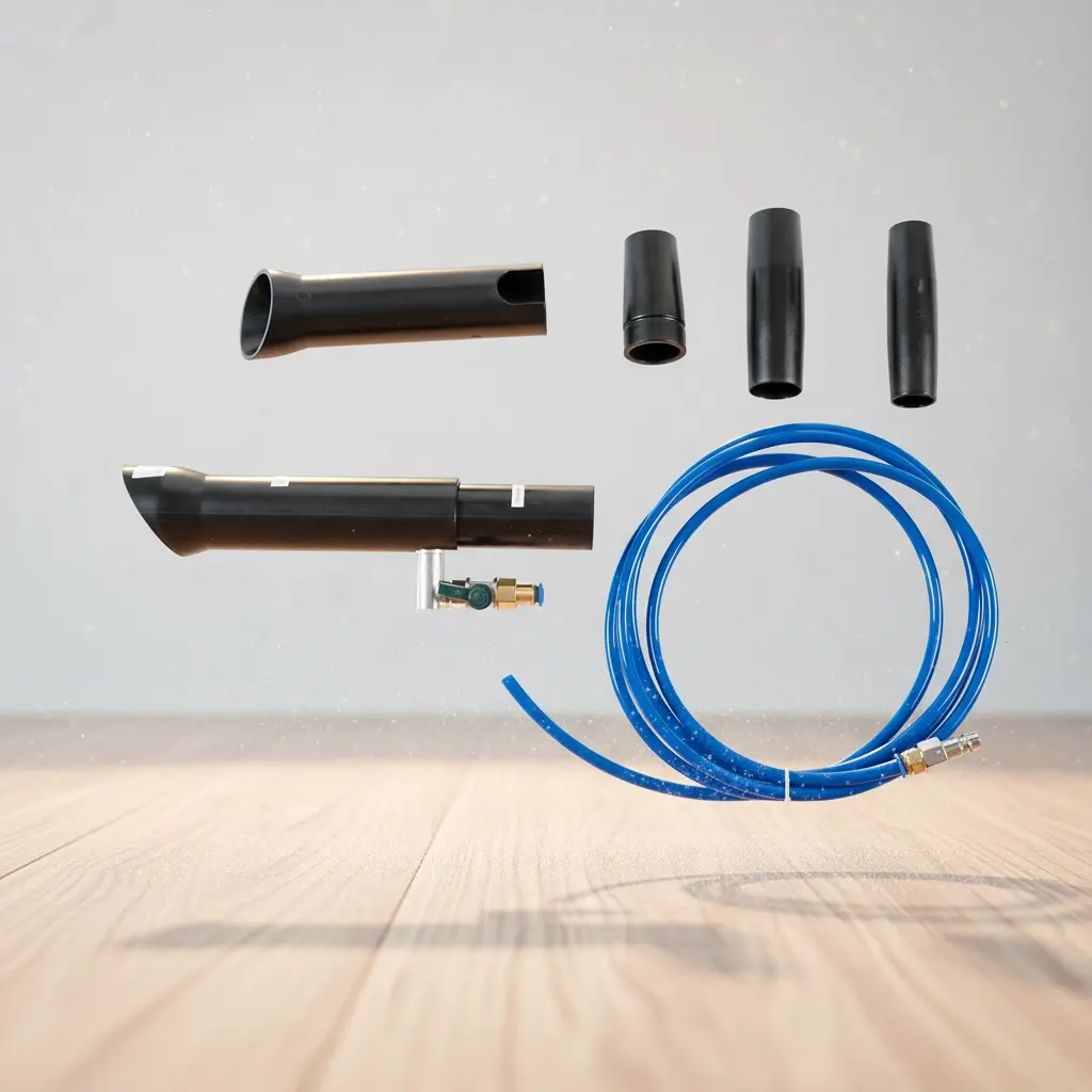 BROTHERS D Tornado Car Care Cleaning Gun With Vacuum Cleaner Adaptors مسدس شفط اتربة حرف D