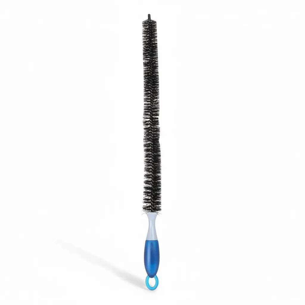 BROTHERS Engine Flexible Cleaning Brush فرش برازرز طويل مرنة ديل قطة بيد زرقاء لتنظيف الموتور BR/CAT TAIL BRUSH