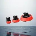 BROTHERS 3 Size For Rotary Polisher Backing Plate Set 3-2-1 Inch طقم قاعدة تثبيت (طاقية) 3 قطع + اسكوتش (1 + 2 + 3 بوصة) BR/1 بوصة,2 بوصة,3 بوصة Back-Up