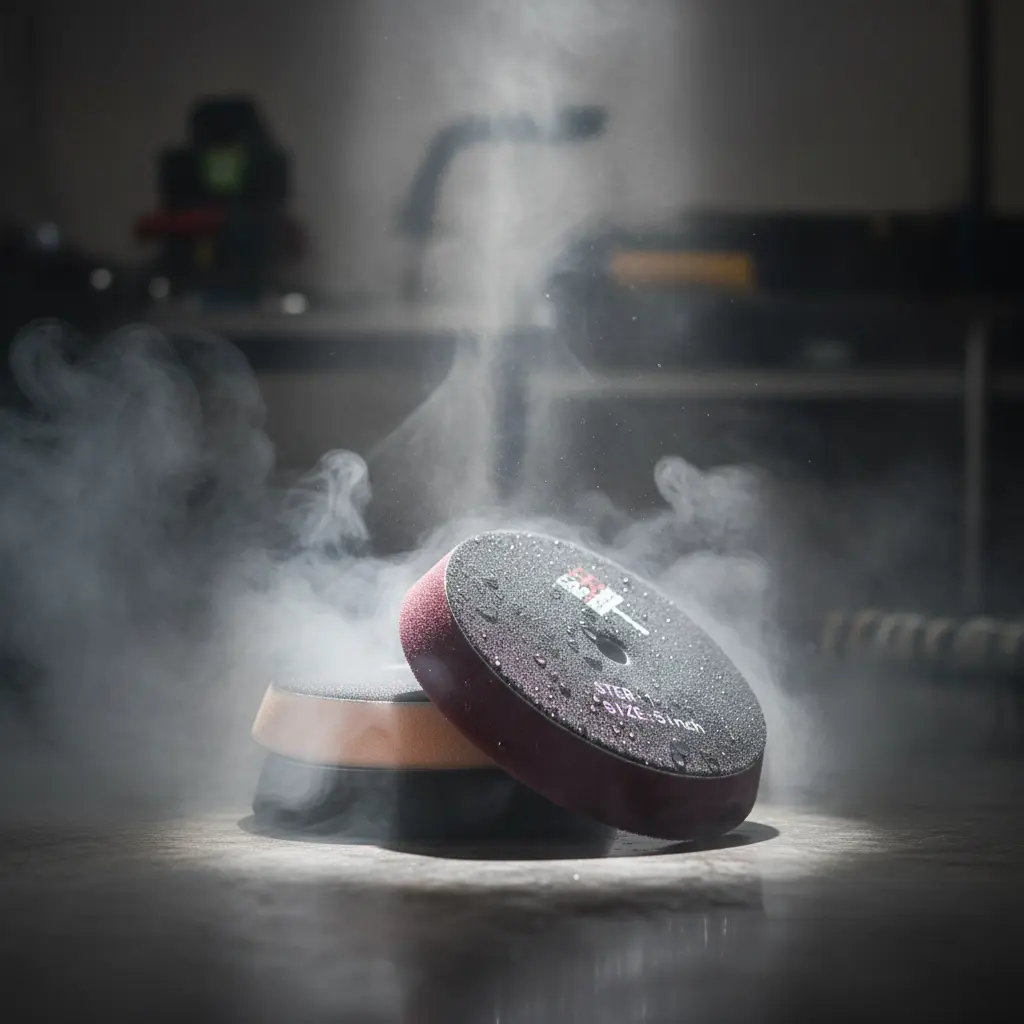 BROTHERS 3 Step Dual Action Foam Buffing Polishing Pads Set 5 Inch (Heavy/Medium/Finish) طقم سفنجات بافر 5 بوصة 3 قطع برازرز جميع مستويات الخشونة خاصة صاروخ التلميع الدول اكشن