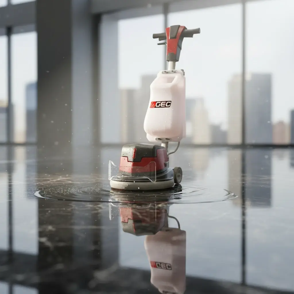 GEC FC-17 Turbo Single Disc Floor Scrubber Machine 17 Inch 1100W ديسك تلميع ارضيات جي اي سي 17 بوصة 1100 وات تربو GEC/FC-17 Turbo