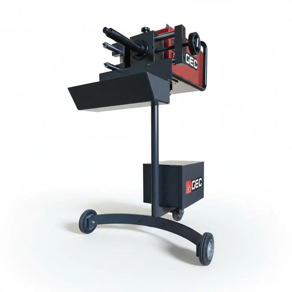 GEC Double Functions Car Brake Disc Lathe مخرطة طنابير فرامل السيارات بنظام مزدوج GEC.Lathe