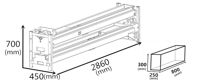 GEC QJ-Y-2-40 Baseplate 2-Post Lift 4 Ton