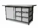 GEC Workshop Work table With 7 Drawers (1.5m * 70cm * 86cm) / تزجة ورشة 7 درج ماركة جي اي سي - بنش عمل وتخزين عدة (1.5 متر)