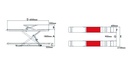 كوريك مقص جي اي سي 4 طن مجهز زوايا GEC.LIFT/QJY-J-40MT