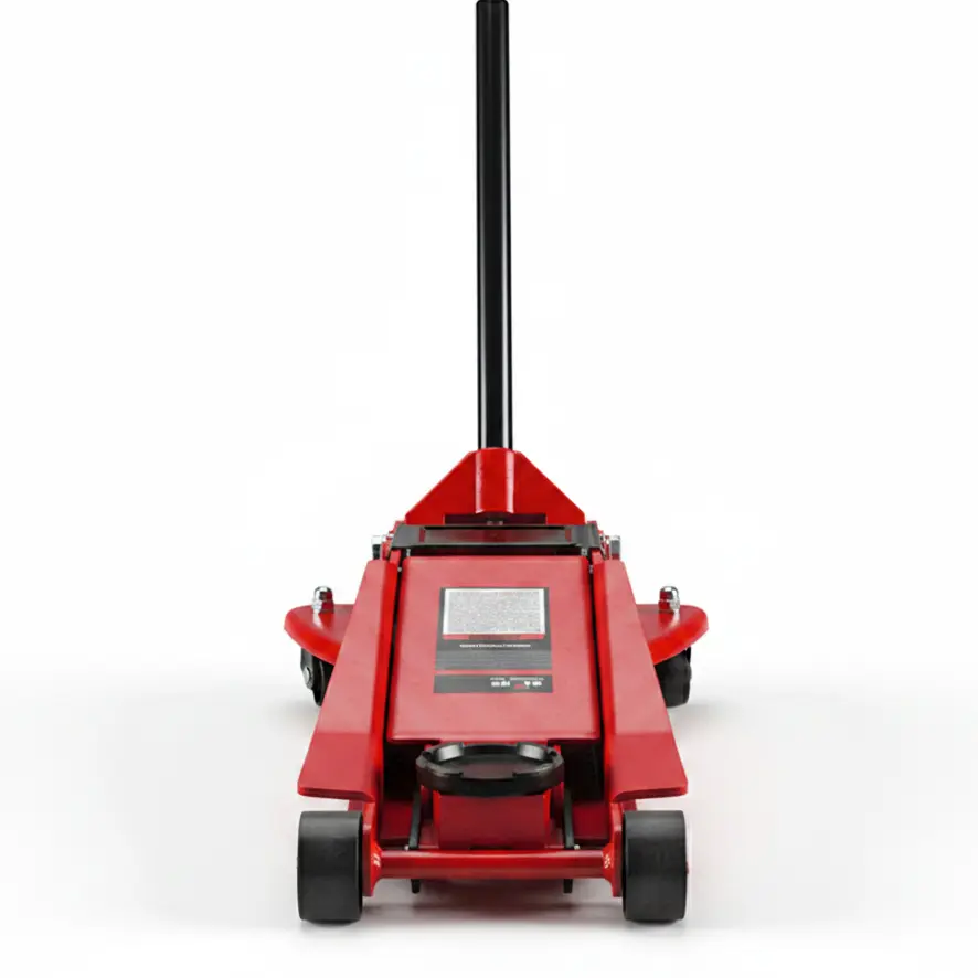GEC Low Profile Hydraulic Floor Jack 3 Ton 2 Pump 100-530mm Height / كوريك تمساح هيدروليك منخفض ماركة جي اي سي - 2 بستم حموله 3 طن ارتفاع 100-530 مم