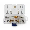 GEC Universal A/C Valve Core Assortment Kit with Tool / طقم إبر بلوف تكييف السيارات الشامل مع مفك ابر ماركة جي اي سي