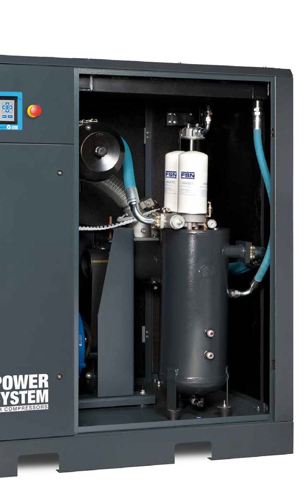 POWER SYSTEM DARWIN HT 30-10 Belt-Driven Rotary Screw Compressor 10Bar 40HP 3900L/Min (380V)