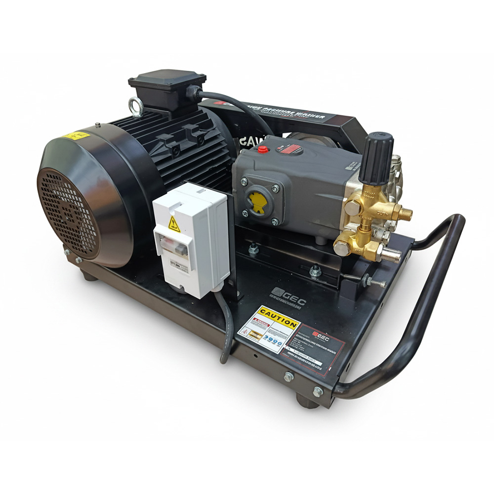 ماكينة غسيل ماركة جي اي سي موديل GEC.JET MALE 15/200 سير - خدمة شاقة 200 بار 7.5 حصان 15 لتر 3 فاز