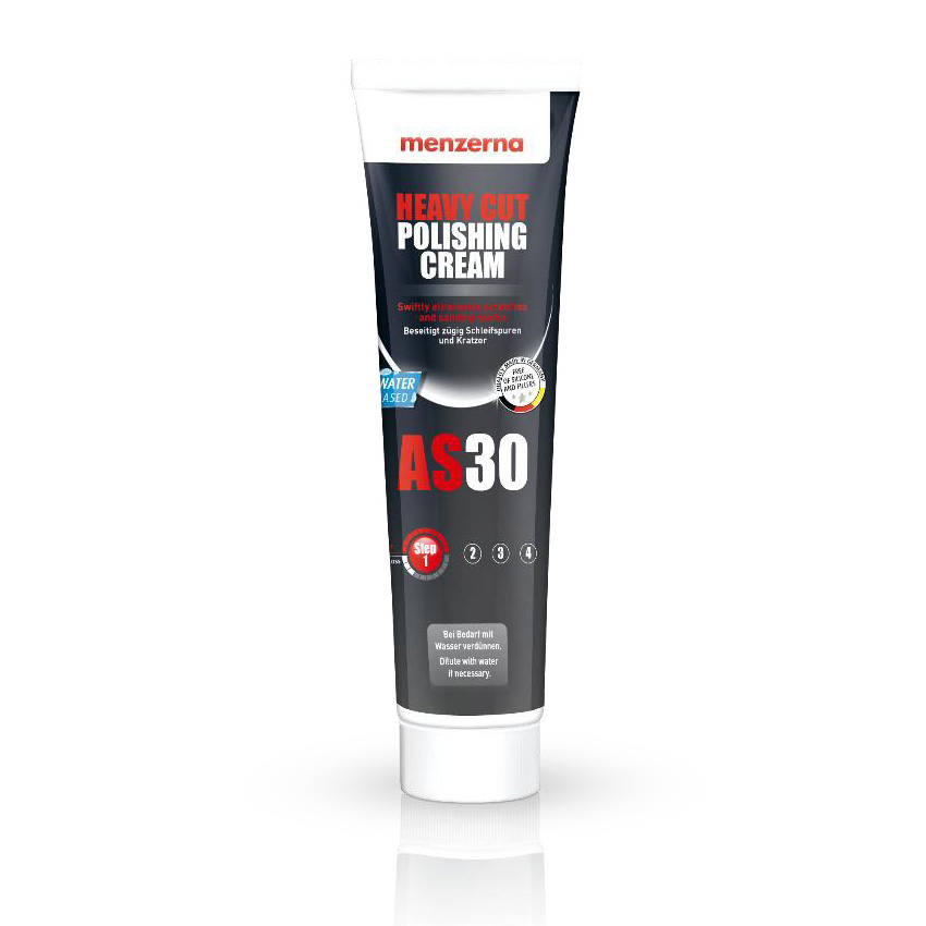 MENZERNA Super Heavy Cut Polishing Cream AS30 - 250g An Effective Polishing Cream