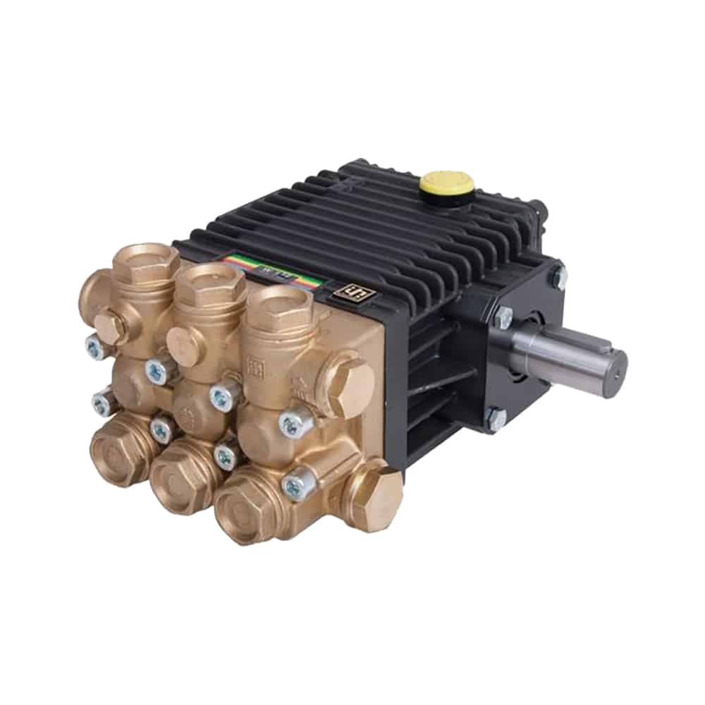 INTERPUMP W130 Brass High Pressure Washer Pump 3HP 130Bar 9.5L/Min 1450Rpm