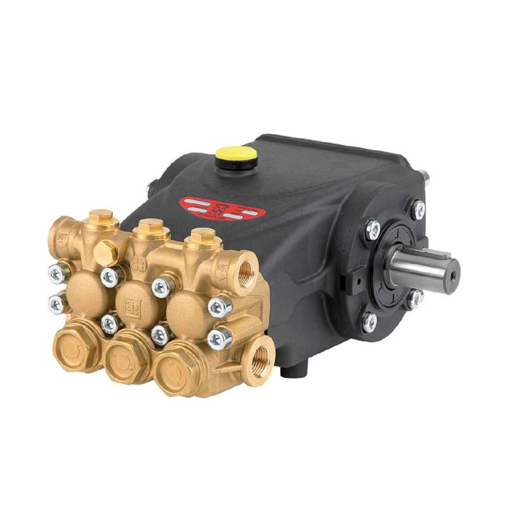 INTERPUMP E3B1515 Brass High Pressure Washer Pump 5.5HP 150Bar 15L/Min 1450Rpm