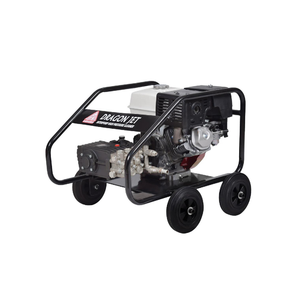 GEC G.DRAGON HONDA 21/200 Mobile High Pressure Washer Powered by Petrol Engine 200Bar 13Hp 21L/Min