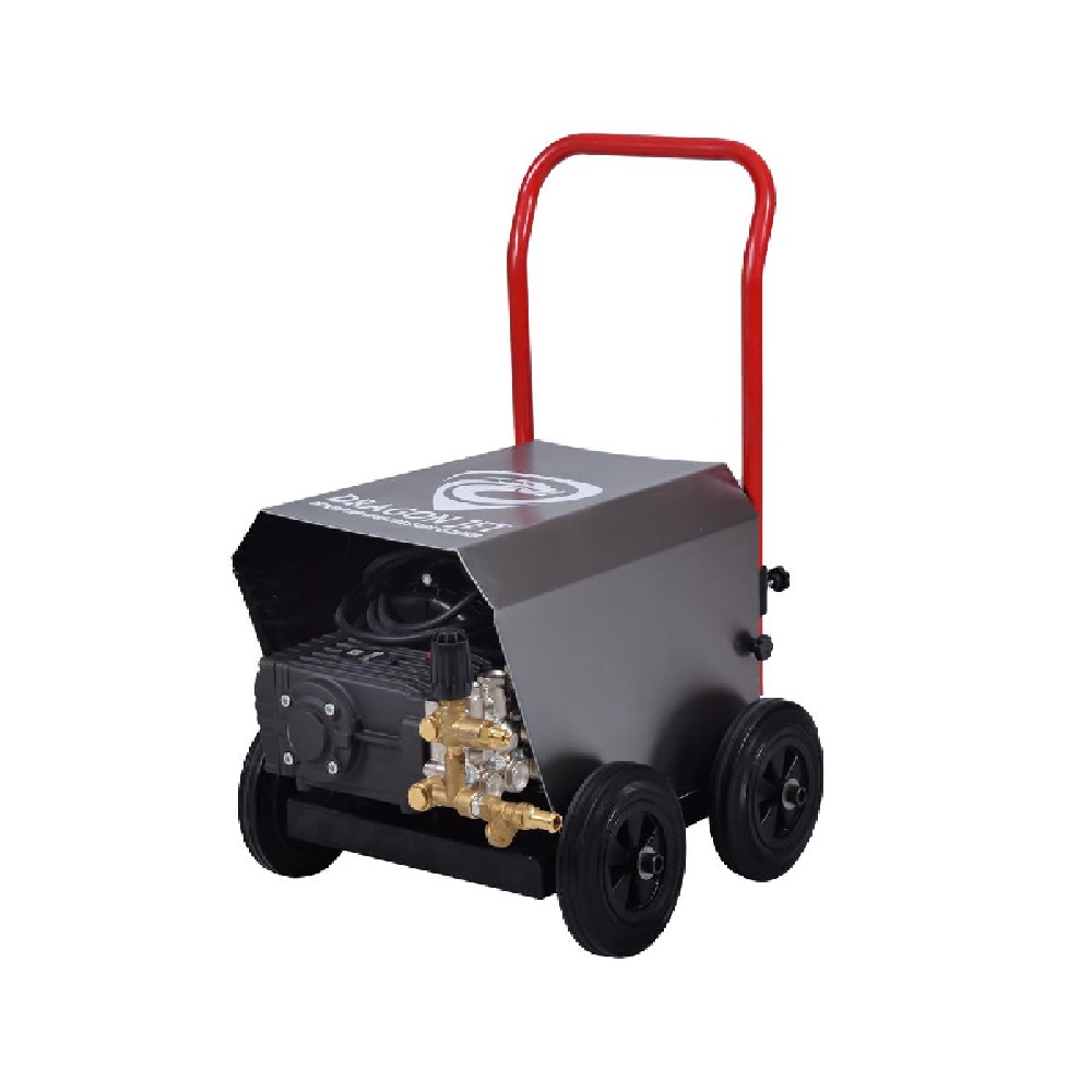 GEC E.DRAGON 15/200 Mobile High Pressure Washer 200Bar 7.5Hp 15L/Min 380V