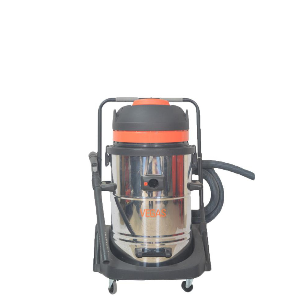 IPC PORTOTECNICA VEGAS 640 Professional Wet & Dry Vacuum Cleaner 78Liters 3-Motors(2-Stage) 3300W